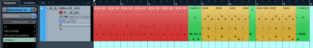 Le TrackVersions di Cubase 7.5 Figura 06