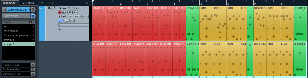 Le TrackVersions di Cubase 7.5 Figura 07