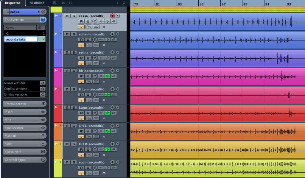 Le TrackVersions di Cubase 7.5 Figura 11