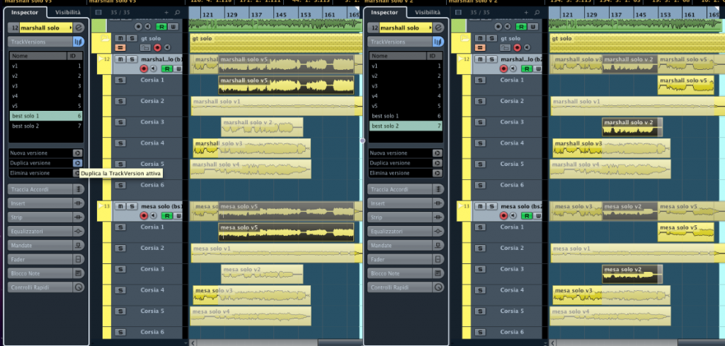 Le TrackVersions di Cubase 7.5 Figura 20