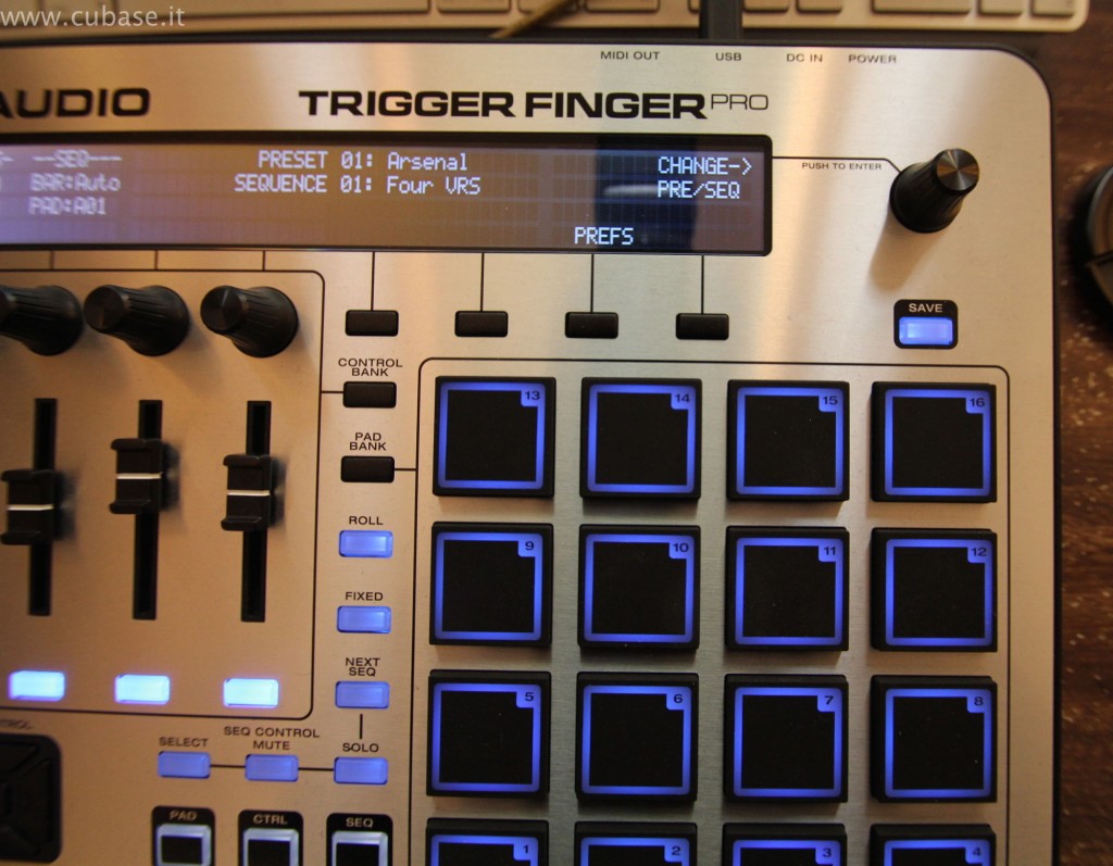 Dettaglio Pad M-Audio Trigger Finger Pro