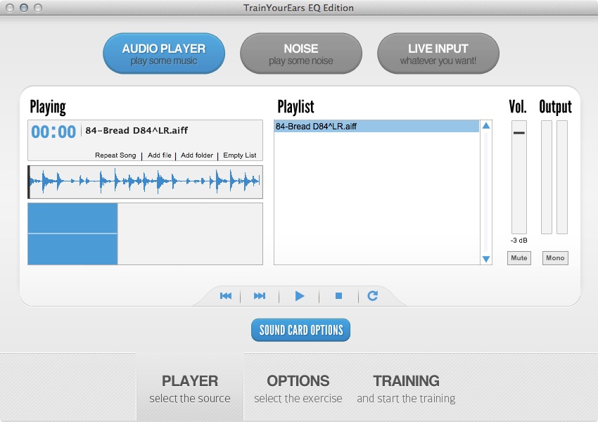 TrainYourEars Audio Player