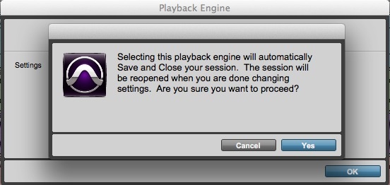 Save Close Playback Engine